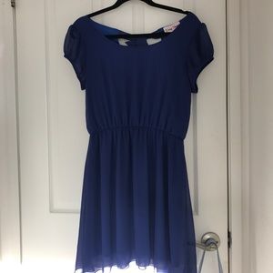 Royal blue dress